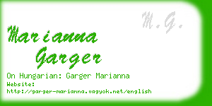 marianna garger business card